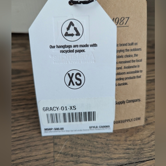 Avalanche Full Zip Mock Neck Teddy Fleece Sherpa Jacket, XS - Picture 5 of 6